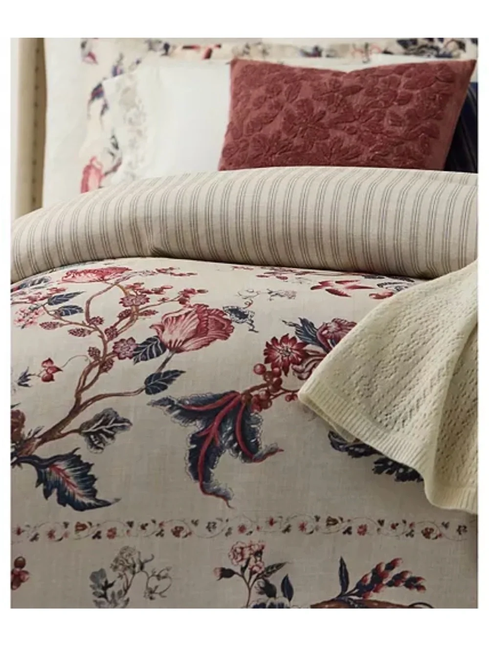 Ralph Lauren FULL QUEEN Bed COMFORTER Annalise FLORAL Flowers NWT! $475